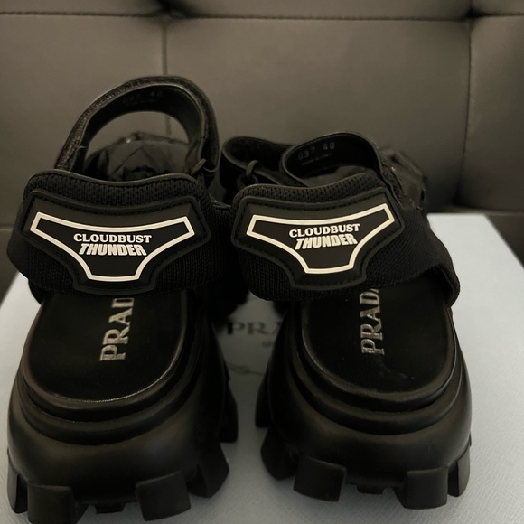 Prada “Sporty woven nylon tape sandals” Calzature Donna Nastro - Picture 3 of 5